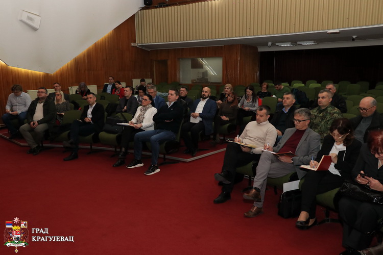 Прва седница Кризног штаба града Крагујевца